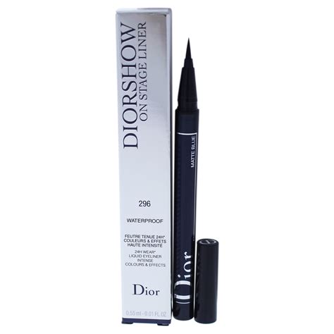 dior on stage liner matte blue|dior waterproof liquid eyeliner.